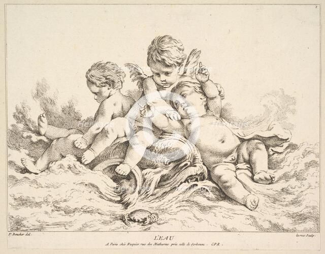 Water. Creator: Louis Felix de la Rue.