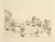 Water Cress Gatherers ( (Liber Studiorum, part XIII), 1819. Creator: JMW Turner