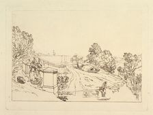 Water Cress Gatherers ( (Liber Studiorum, part XIII), 1819. Creator: JMW Turner