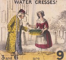 Water Cresses! Cries of London, c1840. Artist: TH Jones