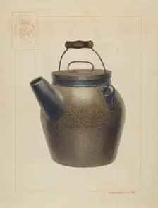 Water Crock, c. 1938. Creator: Vincent P. Rosel