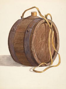 Water Barrel or Runlet, c. 1937. Creator: Dana Bartlett