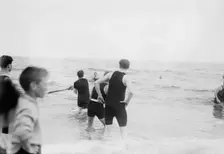 Water baseball, 1914. Creator: Bain News Service