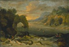 Water, between 1660 and 1670. Creator: Jan van Kessel