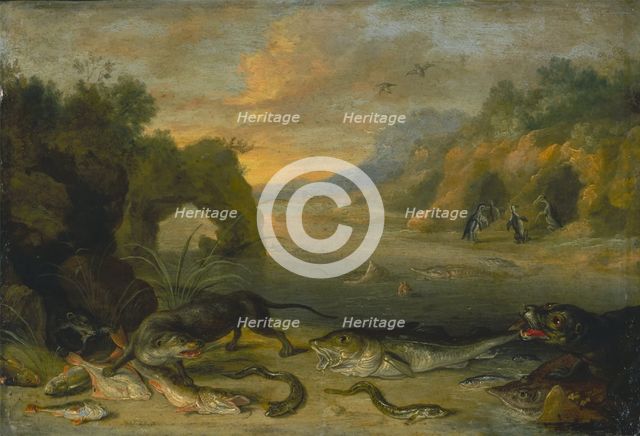 Water, between 1660 and 1670. Creator: Jan van Kessel.