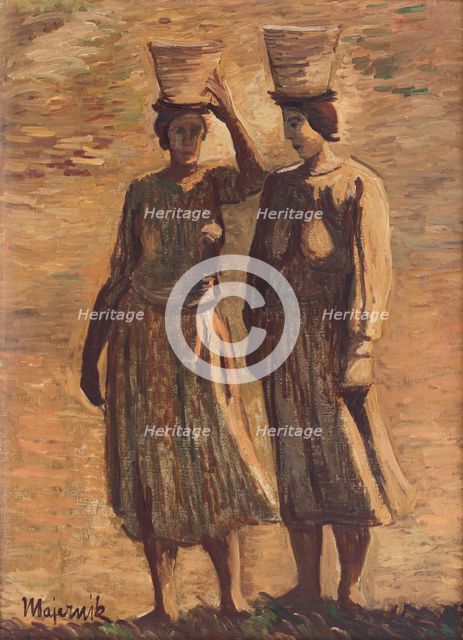 Water Bearers, around 1940. Creator: Cyprian Majernik.