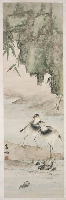 Water birds, probably 1923. Creator: Gao Qifeng