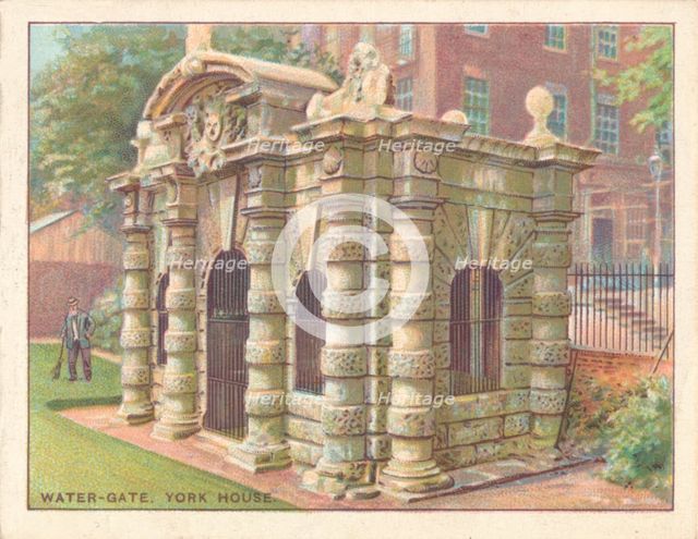 'Water-Gate, York House', 1929. Artist: Unknown.