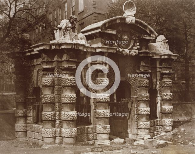Water Gate of York House, prior to 1882. Creator: William Strudwick.