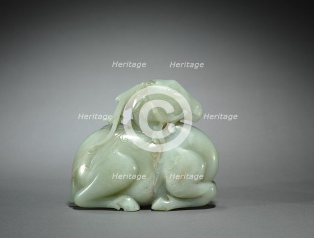 Water Dropper in the Shape of a Deer, 1700s. Creator: Unknown.
