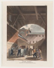 Water Engine, Cold-Bath Field's Prison, 1808., 1808. Creator: J. Bluck