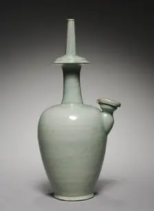 Water Ewer for Rituals (Kundika) with Incised Parrot Design, 1100s. Creator: Unknown