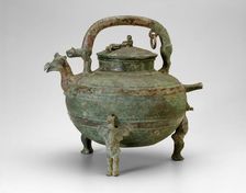Water Ewer (He), Eastern Zhou dynasty, Warring States period (480-221 B.C.), 4th century B.C. Creator: Unknown
