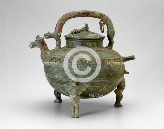 Water Ewer (He), Eastern Zhou dynasty, Warring States period (480-221 B.C.), 4th century B.C. Creator: Unknown.