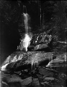 Water fall - location unknown - possibly Tamborine Mountain - FG Walker & MSD Walker t, c1900s. Creator: Robert Augustus Henry L'Estrange