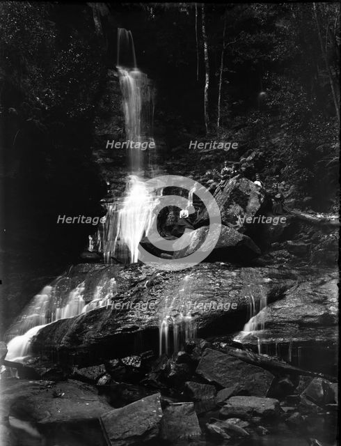 Water fall - location unknown - possibly Tamborine Mountain - FG Walker & MSD Walker t, c1900s. Creator: Robert Augustus Henry L'Estrange.