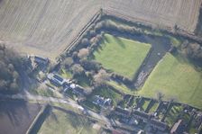 Water filled moat, Coddington, Nottinghamshire, 2015. Creator: Historic England