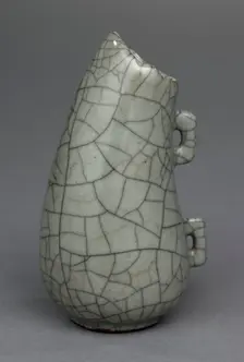 Water Flask: Guan ware, 1271-1368. Creator: Unknown