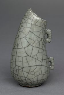 Water Flask: Guan ware, 1271-1368. Creator: Unknown