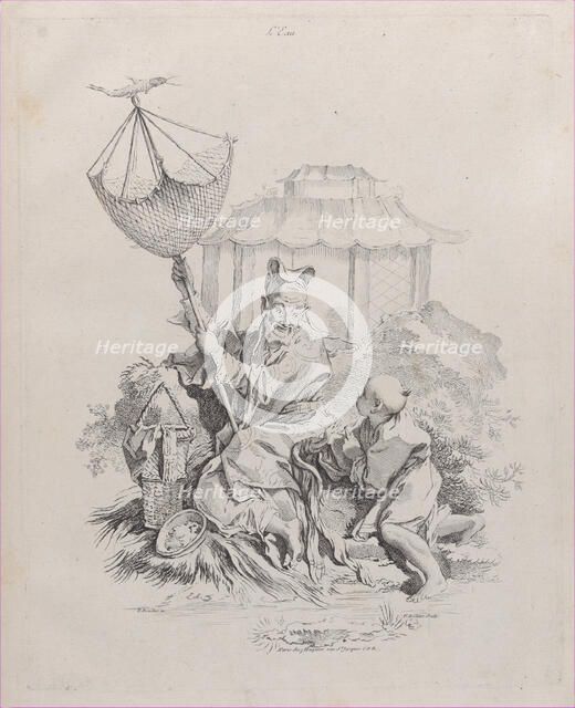 Water, from The Four Elements, 1738-49. Creator: Pierre Alexandre Aveline.