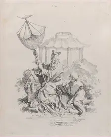Water, from The Four Elements, 1738-49. Creator: Pierre Alexandre Aveline