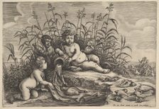 Water from The four elements, after Avont, 1647. Creator: Unknown