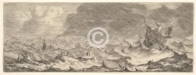 Water, from series The Four Elements, 17th century. Creator: Reinier Zeeman.