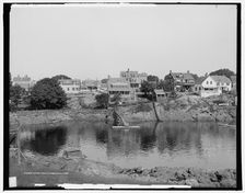 Water front, Marblehead, Mass., c1906. Creator: Unknown