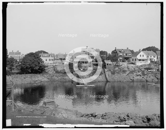 Water front, Marblehead, Mass., c1906. Creator: Unknown.
