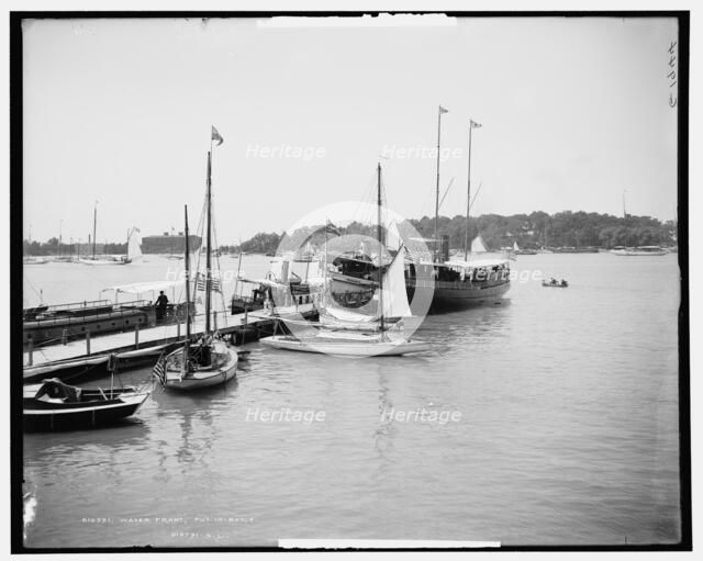 Water front, Put-in-Bay, Ohio, c1904. Creator: Unknown.