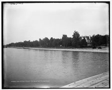 Water front, We-que-ton-sing, Mich., between 1890 and 1901. Creator: Unknown