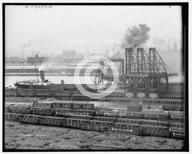 Water front, Toledo, Ohio, between 1900 and 1910. Creator: Unknown.