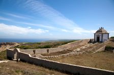 Water house, Sanctuary of Nossa Senhora do Cabo, Cape Espichel, Portugal, 2009. Creator: Samuel Magal