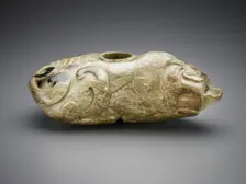 Water holder: tiger, Ming dynasty, 1368-1644. Creator: Unknown