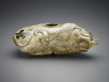 Water holder: tiger, Ming dynasty, 1368-1644. Creator: Unknown