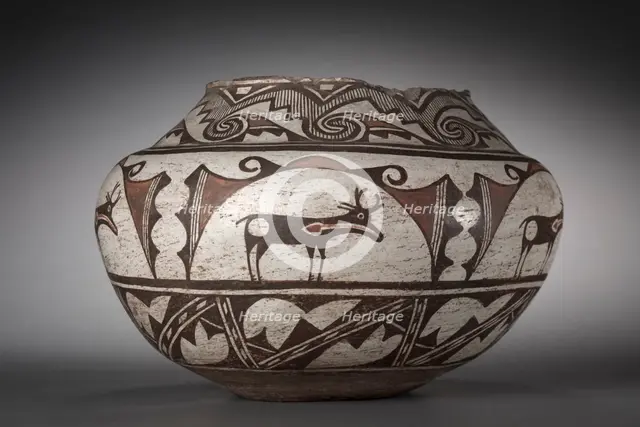 Water Jar (Olla) , 1870. Creator: Unknown.