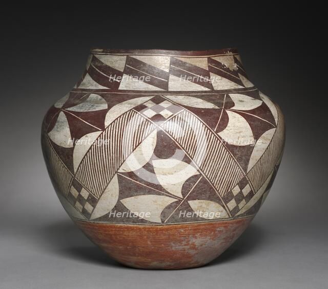 Water Jar (Olla), 1880s. Creator: Unknown.
