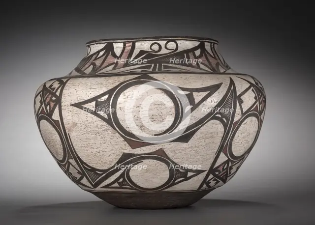 Water Jar (Olla), c 1880. Creator: Unknown.
