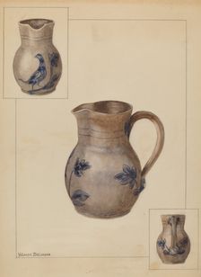 Water Jug, c. 1936. Creator: Yolande Delasser