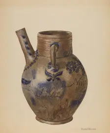 Water Jug, c. 1936. Creator: Yolande Delasser
