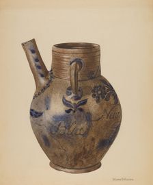 Water Jug, c. 1936. Creator: Yolande Delasser