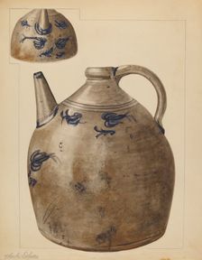 Water Jug, c. 1937. Creator: Yolande Delasser
