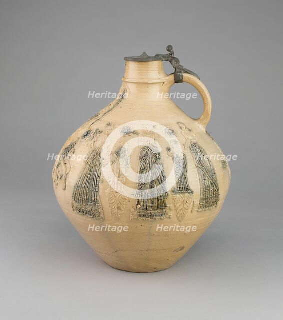 Water Jug with Arms of Jülich-Cleves-Berg, Germany, 1574. Creator: Anno Knütgen.