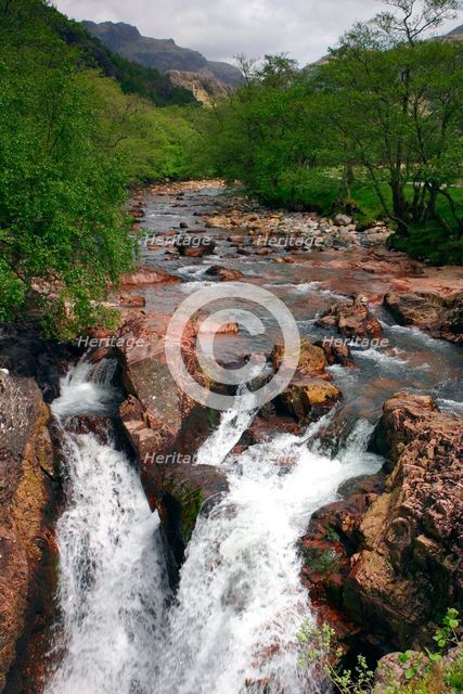 Water of Nevis, Glen Nevis, Highland, Scotland. Creator: Peter Thompson.