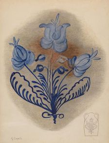 Water or Cider Jug, c. 1939. Creator: Giacinto Capelli