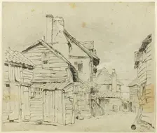 Water Lane, Watford, n.d. Creator: William Henry Hunt
