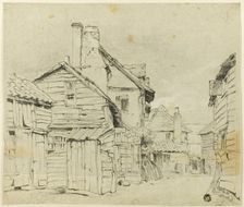 Water Lane, Watford, n.d. Creator: William Henry Hunt