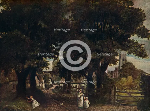 'Water Lane, Dedham', c1802, (1911). Artist: John Constable.