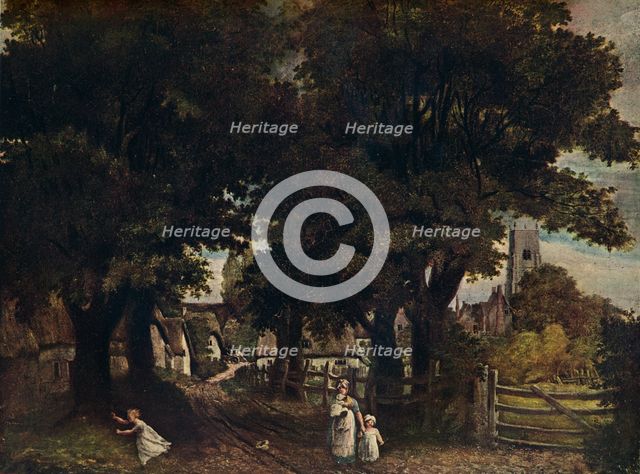 'Water Lane, Dedham', c1802, (1911). Artist: John Constable.