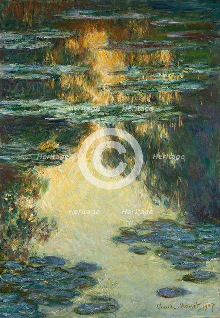 Water Lilies, 1907. Creator: Monet, Claude (1840-1926).